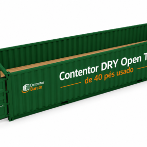 Contentor DRY Open Top de 40 pés usado