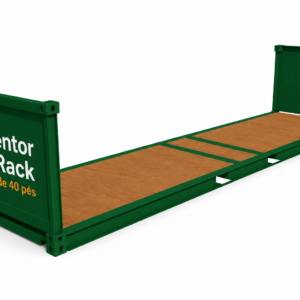 Contentor 40 pés Flat Rack collapsible usado