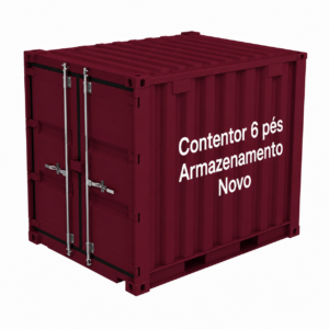 Contentor 6 pés Armazenamento Novo
